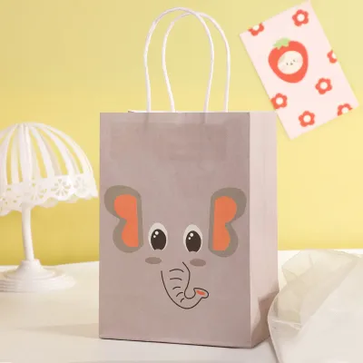 Cartoon Animals Storage Packaging Bag Garment Accessories Reusable Tote Shopping Bag