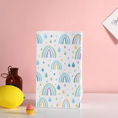 Fashion Rainbow Opening No Handle Storage Packaging Bag Garment Accessories