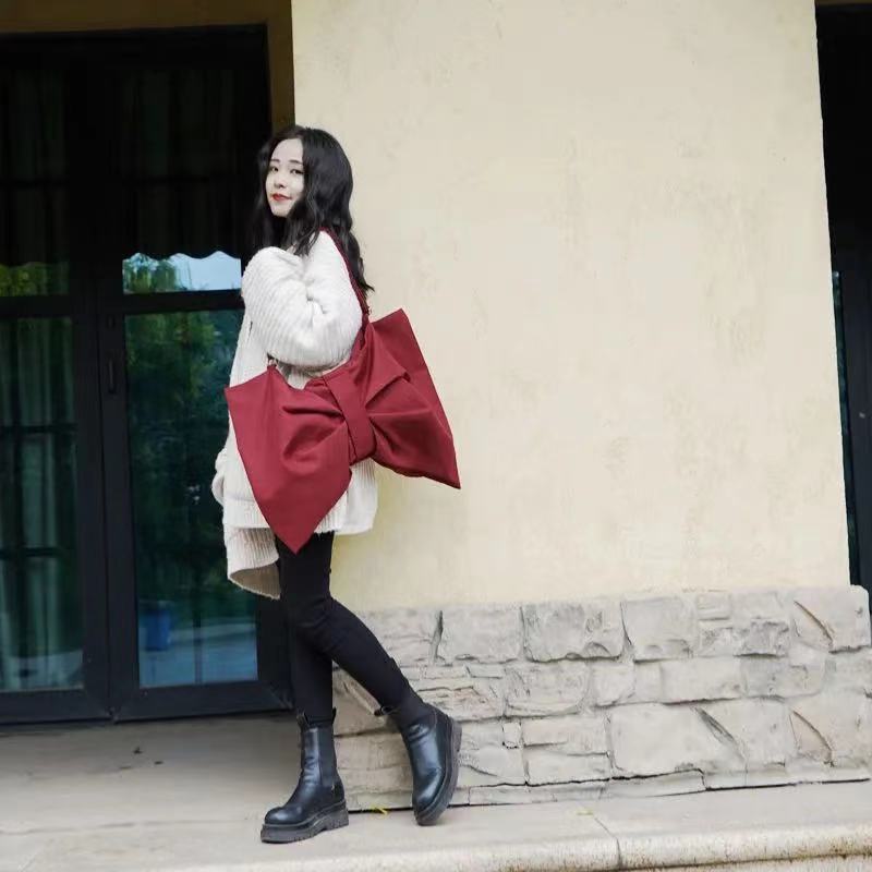Wholesale Women Fashion Personality Bow Knot Large Capacity