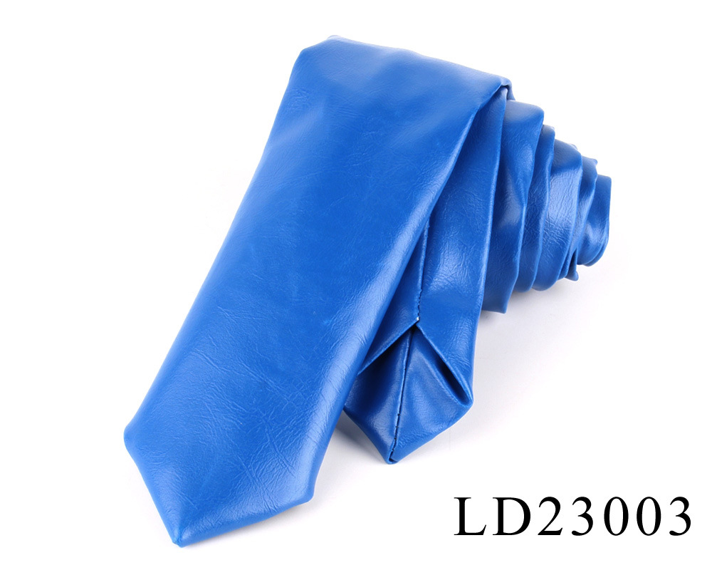 Wholesale Men Fashion British PU Leather Tie