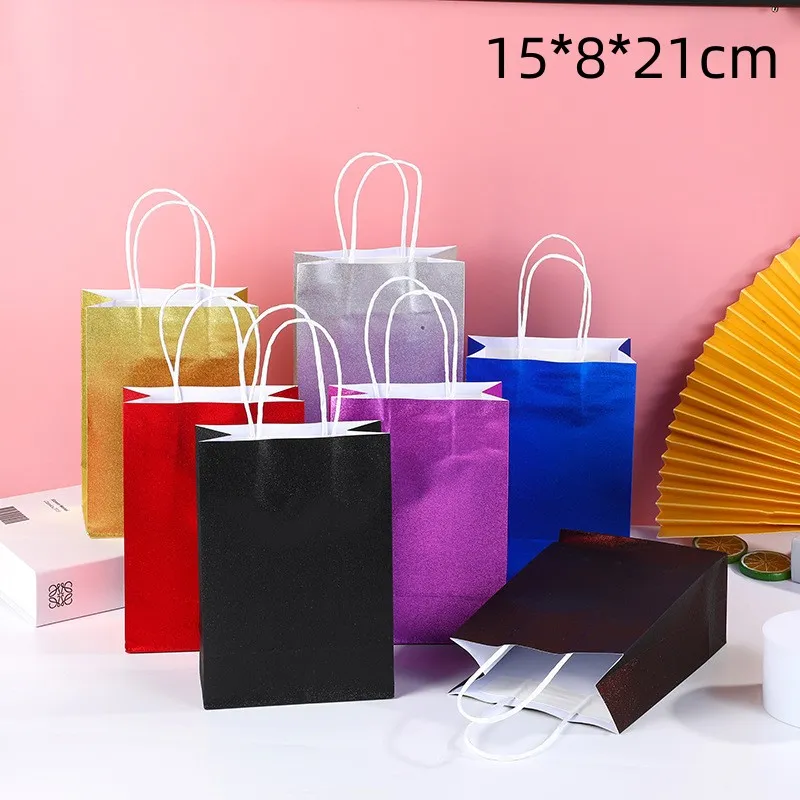Creative Shiny Surface Storage Packaging Bag Garment Accessories Shopping Bags
