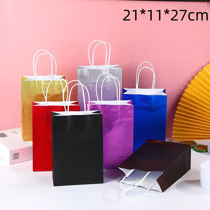 Fashion Creative Shiny Surface Storage Shopping Bags Garment Accessories