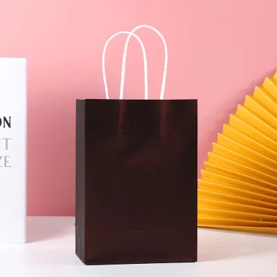 Fashion Creative Shiny Surface Storage Shopping Bags Garment Accessories