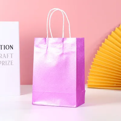 Fashion Creative Shiny Surface Storage Shopping Bags Garment Accessories