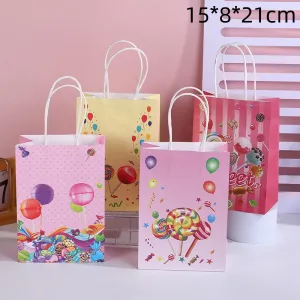 Cartoon Candy Balloon Pattern Shopping Bags Storage Packaging Bag Garment Accessories