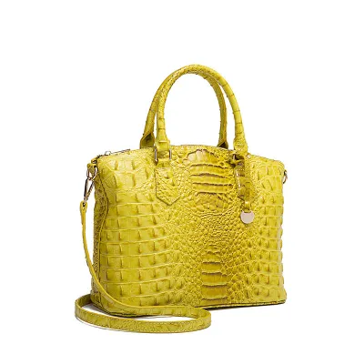 Women Retro Crocodile Pattern Large Capacity Tote Bag