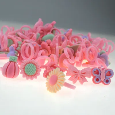 Creative Activity Finger Live Eye Ring Gashapon Small Plastic Toy 3.5cm Force Control for Kids