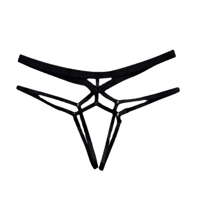 Women Sexy Solid Color Low Waist Thong Panties
