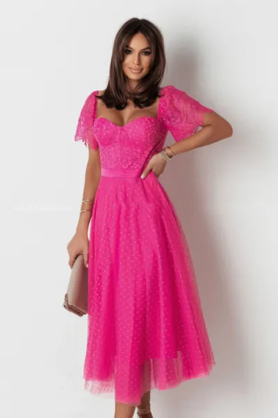 Women Backless High Waist Sexy Party Lace Dress