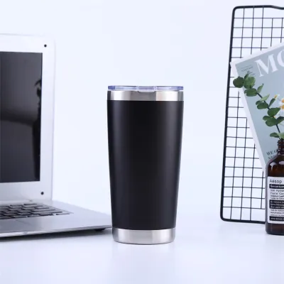 Portable Pot Belly Sports Ice Cup Large Capacity 304 Stainless Steel Thermos Cup