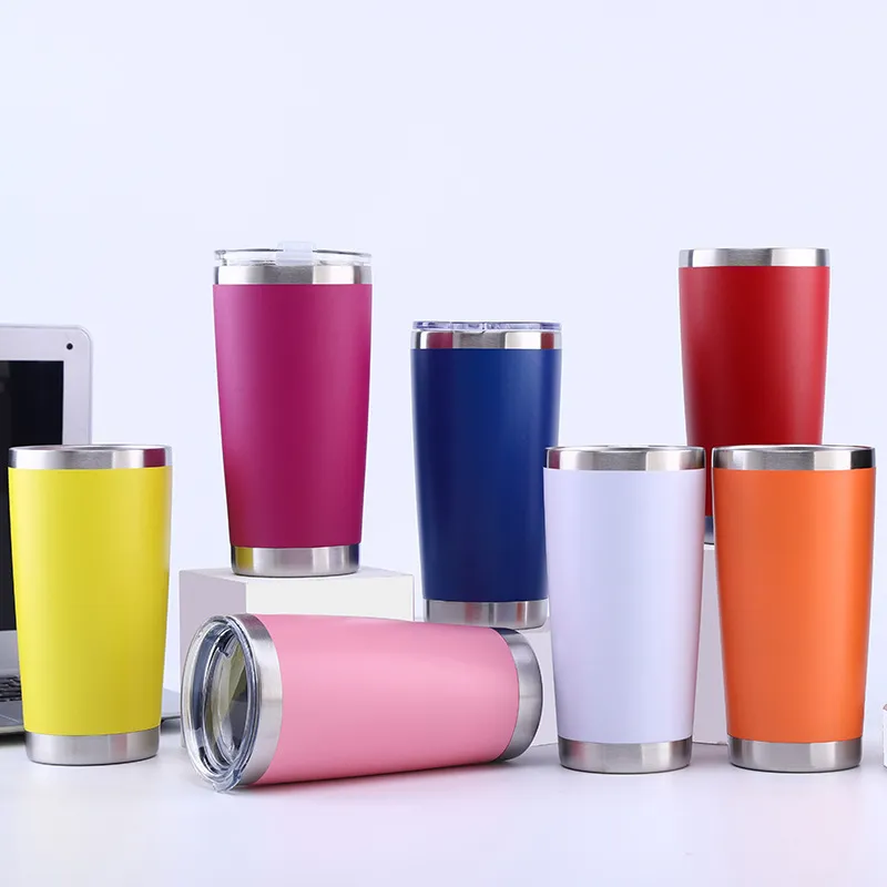 Portable Pot Belly Sports Ice Cup Large Capacity 304 Stainless Steel Thermos Cup