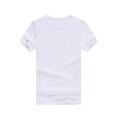 Men Casual Quick-Drying Solid Color Round Neck Short-Sleeved T-Shirt
