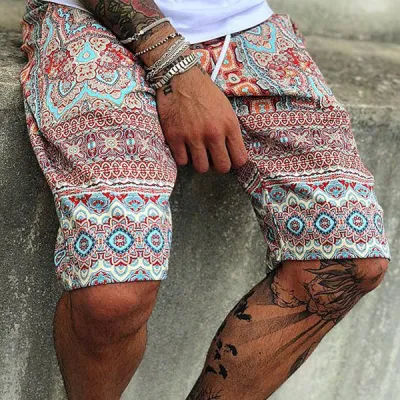 Wholesale Men Summer Fashion Casual Basic Solid Color Sports Shorts