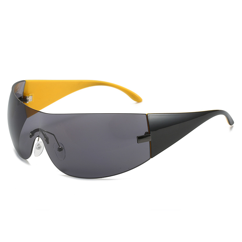 Wholesale Women Fashion Personalized Large Frame PC Sunglasses