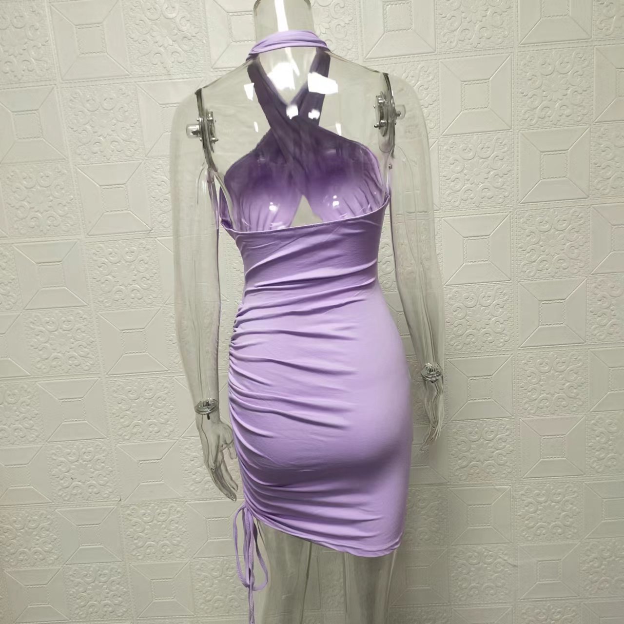 Wholesale Women Fashion Sexy Solid Color Halter Neck Wholesale Women Fashion Sexy Solid Color Halter Neck