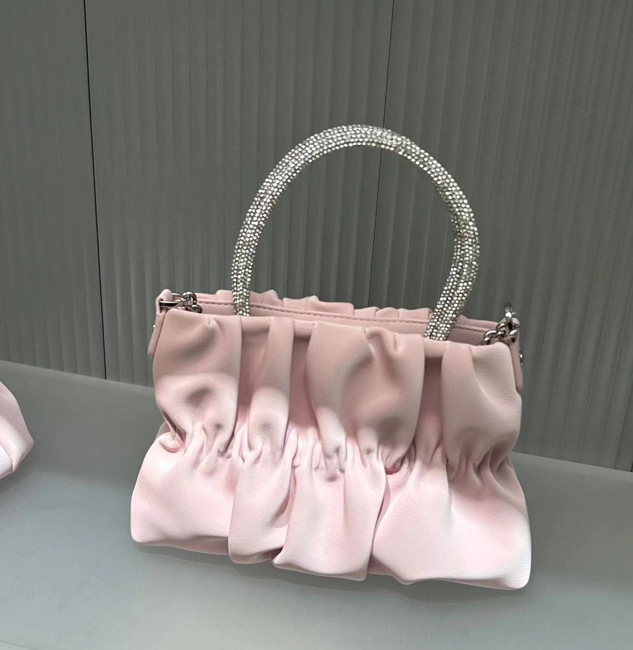 【threetimes】Bibi chain bag (2 colors) Wholesale Summer Women Fashion Casual Solid Color Flap Chain