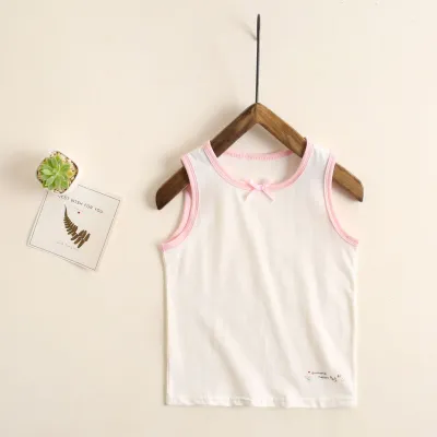 Kids Girls Clothing (3-14T) Strawberry Print Sleeveless Sling Vest Top Casual Summer Cotton Lycra