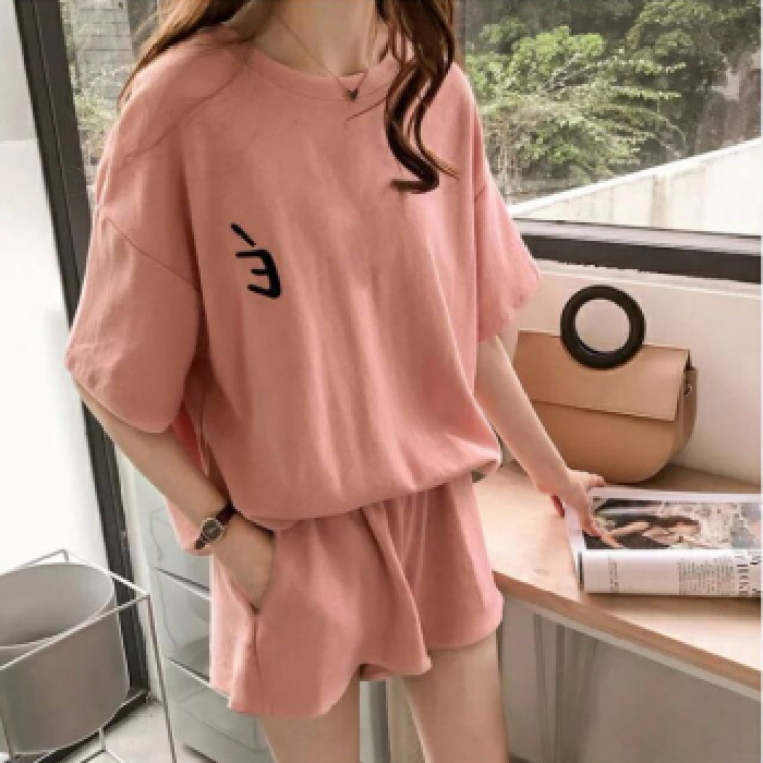 Wholesale women fashion casual loose solid color printed