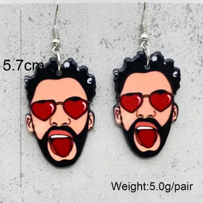 Halloween Women Fashion Scary Zombie Vampire Demon Dangle Acrylic Earrings