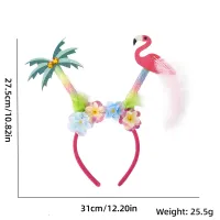 Coconut Flame Bird Headband
