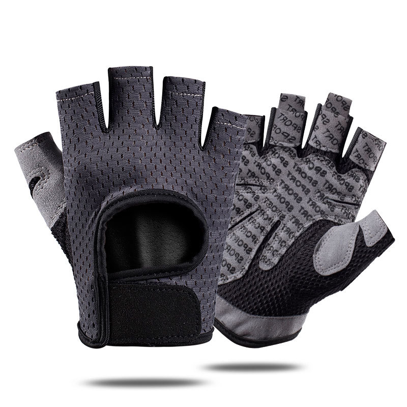 HULUM Kids Cycling Gloves,Half Finger Sport Gloves Non-Slip Gel