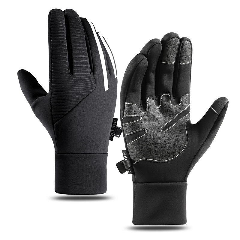 Fleece best sale cycling gloves