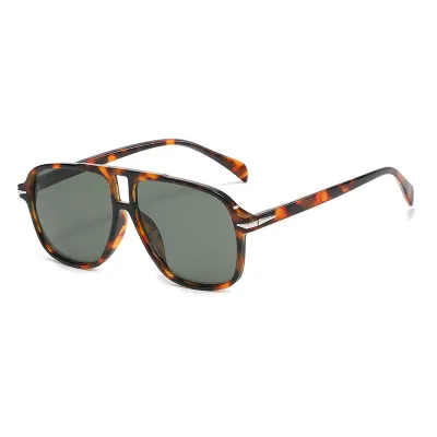 Men Fashion Retro Simple Big Frame Sunglasses