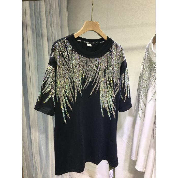 【関税込み】DES PHEMMES SHIRT WITH RHINESTONE DES PHEMMES crystal-embellished Shirt | Blue | FARFETCH JO