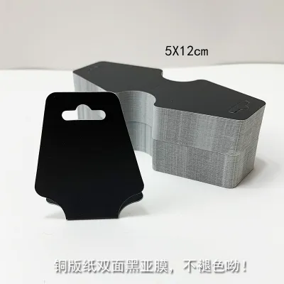 100Pcs Pack Jewelry Necklace Packaging Folding Paper Cards Display Cards