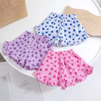 Children Kids Baby Fashion Girls Solid Color Thin Casual Shorts