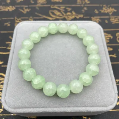 Women Fashion Simple Crackle Glass Bead Bracelet
