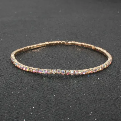 Women Fashion Simple Stretch Rhinestone Bracelet