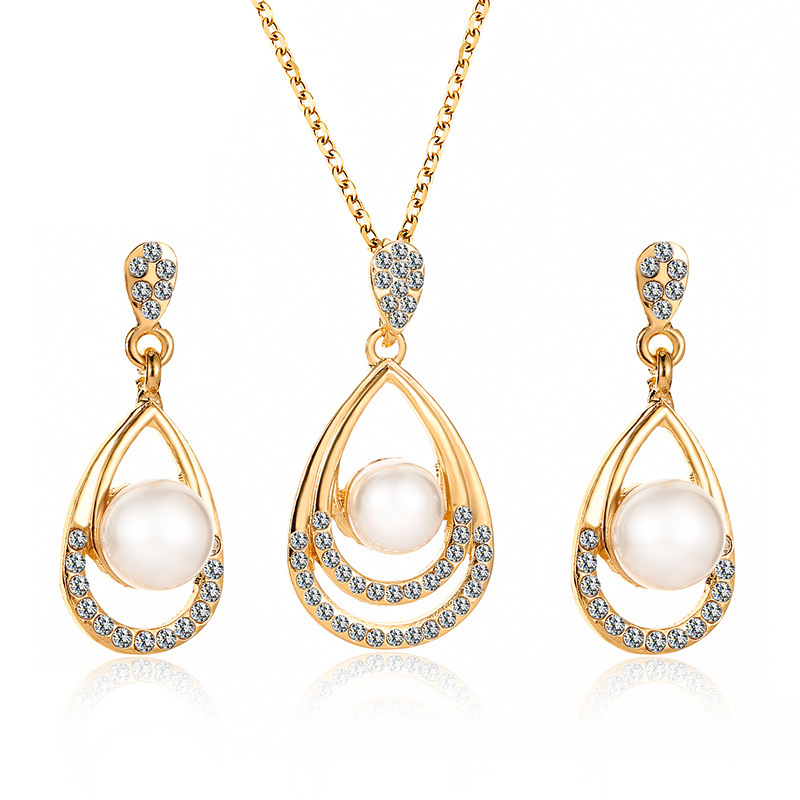 ☆TATIANA☆ 2 Set Initial Pearl Brooch Set SE0138 main_6.jpg