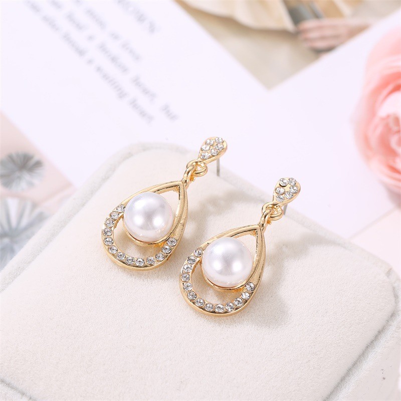☆TATIANA☆ 2 Set Initial Pearl Brooch Set SE0138 main_6.jpg