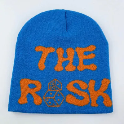 Men And Women Winter Multicolor Pullover Knitted Letters Beanie Hat