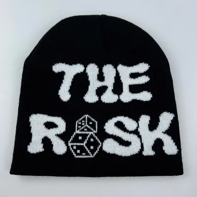 Men And Women Winter Multicolor Pullover Knitted Letters Beanie Hat