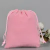 Pink Velvet Bag