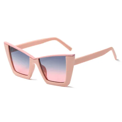 Women Fashion Cat Eye Large Frame Sunglasses