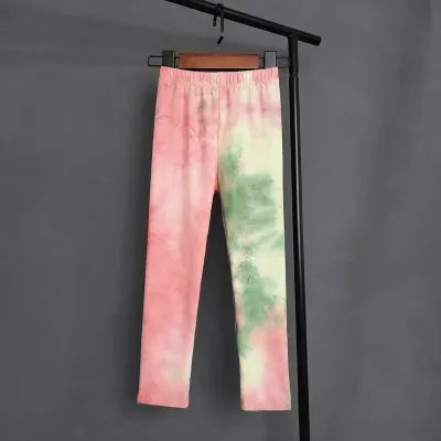 Kids Baby Girls Fashion Multicolor Sports Leggings Pants Outerwear with Milk Fiber