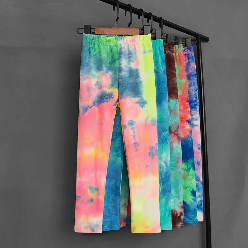 Kids Baby Girls Fashion Multicolor Sports Leggings Pants Outerwear with Milk Fiber