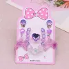 Transparent Purple 4-Piece Set