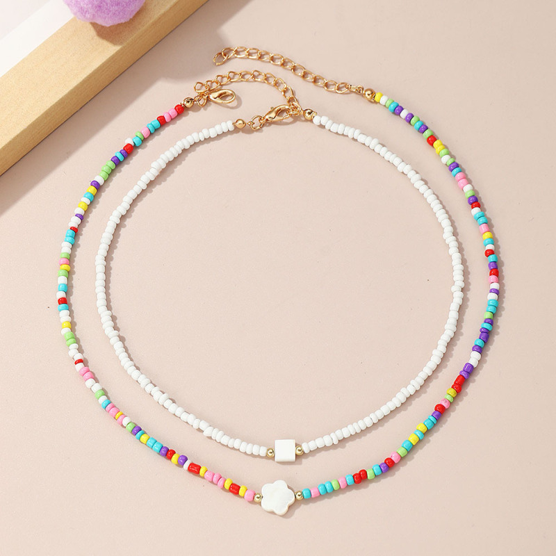 TATIANA★子供たちミンニー着用★Beads Flower Choker Necklace TATIANA☆子供たちミンニー着用☆Beads Flower Choker Necklace