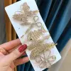 Rhinestone Butterfly Clip Simple Fashion Flash Diamond
