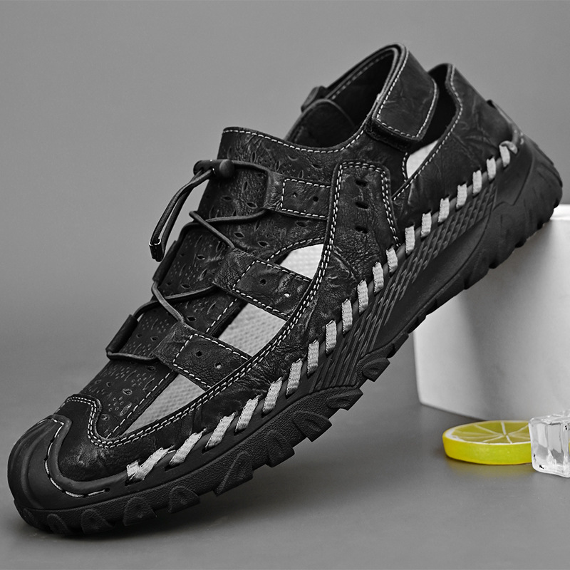 Wholesale Men Casual Outdoor Hole Breathable Large Size