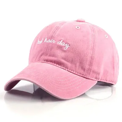Fashion Retro Unisex Solid Color Letter 3D Embroidery Cotton Cap