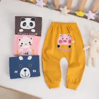 Toddlers Newborn Baby Fashion Girls Boys Cartoon Animal Print Loose Casual Pants