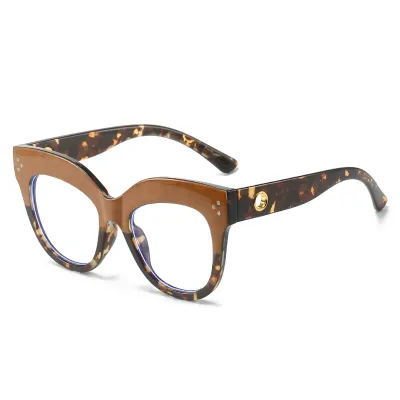 Women Retro Simple Oval Glasses Frame