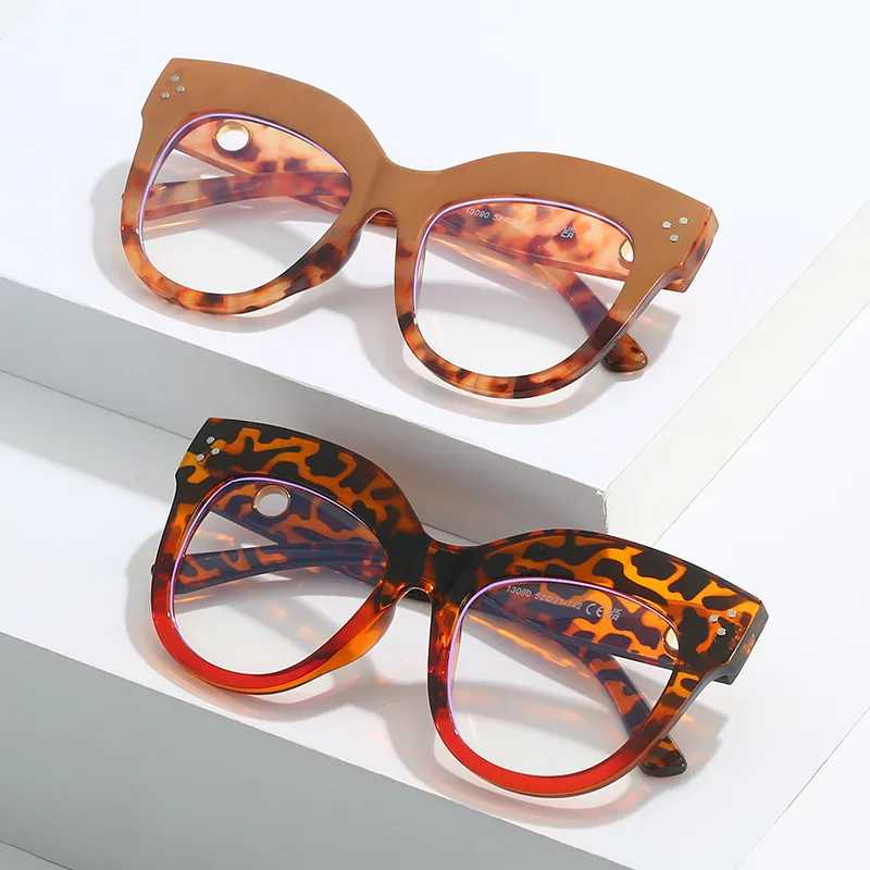 Women Retro Simple Oval Glasses Frame