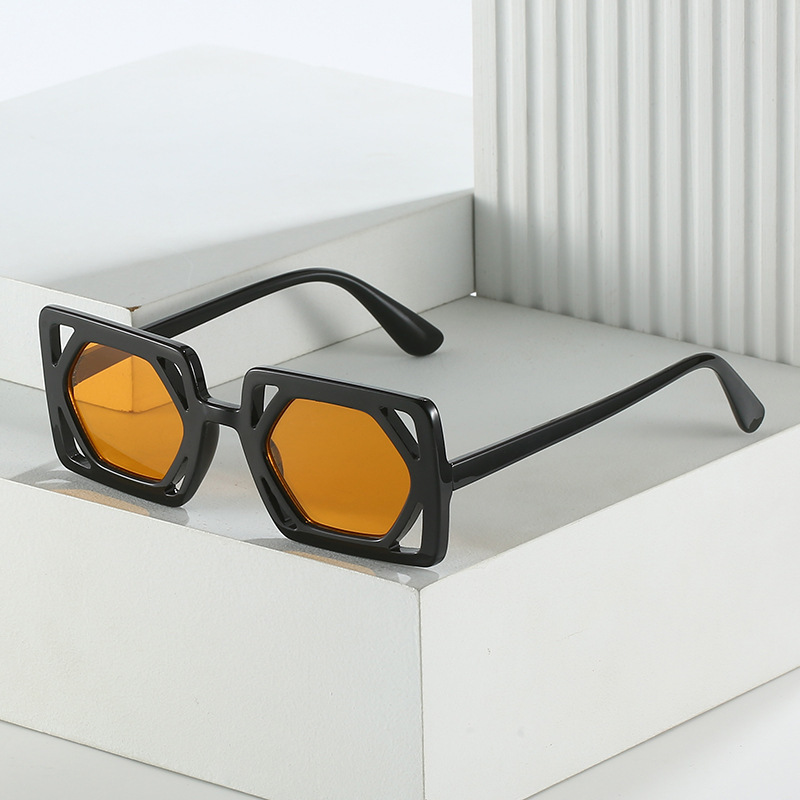 Hexagonal Frame sunglasses Retro 70s | DRESSYOURMIND