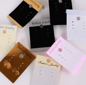 Fashion Earrings Jewelry Display Packaging Card